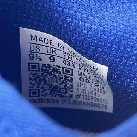 Adidas Adizero Electric. 1 Football Cleats Royal Blue IG3445 Men’s Size 9.5 NWOB - Picture 10 of 10